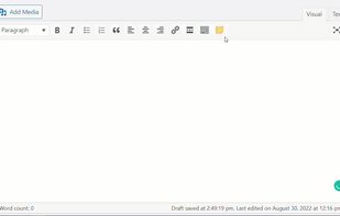 The Post Snippet insert dialog that shows all snippets.