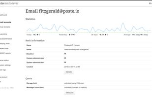 Poste.io screenshot 2