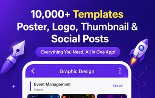 Explore 10,000+ editable templates for posters, logos, thumbnails and social media posts.