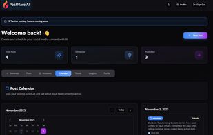 See all your upcoming schedules on calendar