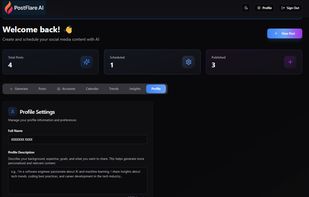 PostflareAI screenshot 1