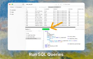 PostgresGUI screenshot 1