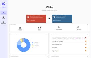 PostgreSQL Migrator screenshot 1