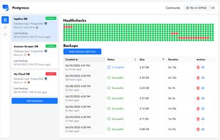 Postgresus screenshot 1