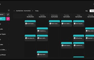 Calendar of your social media scheduler 