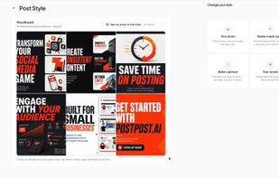 Your brand style, read from your site and your own pictures.