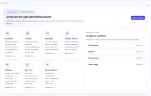 AI Studio Dashboard