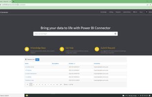 Power BI Connector for ServiceNow: Home Page