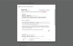 Power Text for Google Chrome screenshot 1