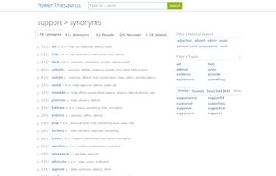 Power Thesaurus screenshot 1