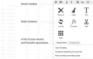 Power Tools for google sheets screenshot 1