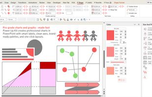 Pro-grade charts and graphs—made fast.
Power Up Kit creates professional charts in PowerPoint with smart labels, clean axes, brand-ready palettes, and one-click layouts.