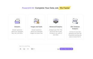 Powerdrill AI:
Complete Your Data Job
10x Faster