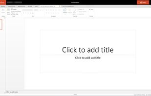 Powerpoint Online screenshot 1