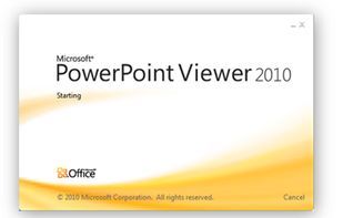 Microsoft PowerPoint Viewer screenshot 1