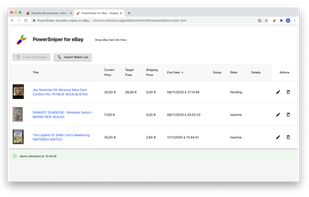 PowerSniper for eBay screenshot 1