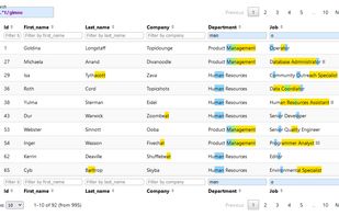 Highlighting with global and column based RegEx support