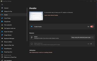 PowerToys - Awake screenshot 1