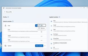 PowerToys - Environment Variables screenshot 1