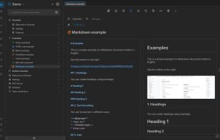 Poznote screenshot 1