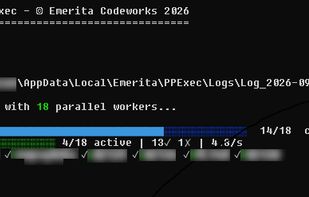 Command-line parallel execution