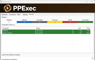 GUI parallel execution