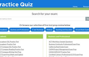 Practice Quiz Home Page