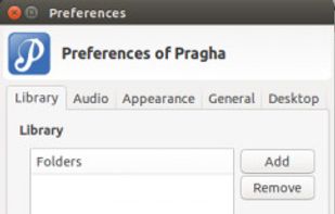 Pragha screenshot 1