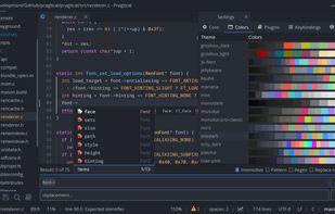 Pragtical screenshot 1