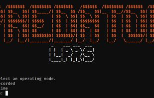 The Predator main start-up interface