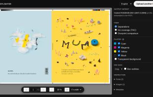 Book cover CMYK separations check
