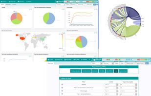 Analysis module offers many features allowing you to work graphically on the data