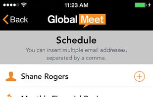 GlobalMeet screenshot 1