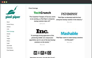 PressKitHero screenshot 1