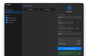 PressZip screenshot 1