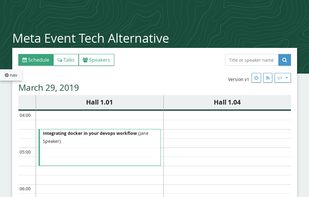 Pretalx screenshot 3