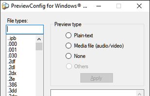 PreviewConfig screenshot 1