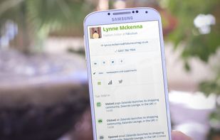 Contact detail with history, comments and social media enrichment