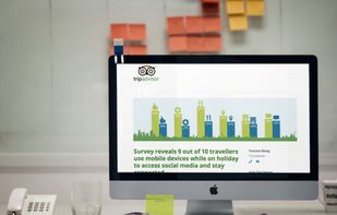 Social media press release by TripAdvisor