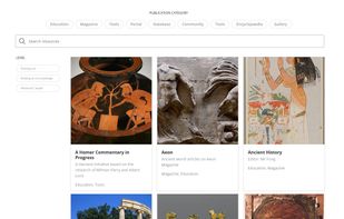 Close up of resources page.
https://priam.softr.io/ancient-history-resources