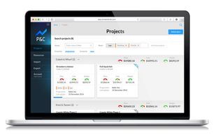 Get a summary of your whole portfolio or just a specific client. Easily filter, sort, and group your projects. From the project list view, you can identify if a project needs attention. Check the financial metrics performance from the gauges, see how far the project has progressed and dive in if it’s heading over budget and coming to its end.