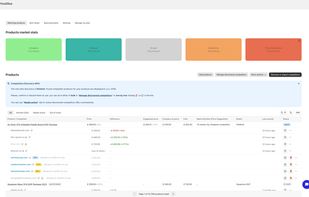 PriceOtus Dashboard With Competitors Segmentation