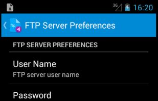 Primitive FTPd screenshot 1