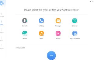 Primo Android Data Recovery screenshot 1