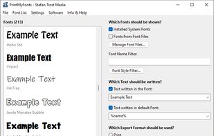 Print My Fonts screenshot 1