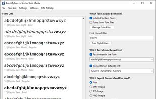 Print My Fonts screenshot 1
