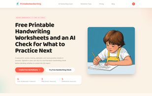 PrintableHandwriting screenshot 1