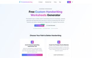 Printable Handwriting screenshot 1