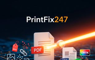 Automated PDF repair — RGB to CMYK, fonts, bleed and PDF/X errors fixed instantly