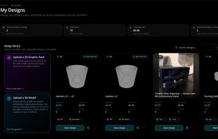 Designer dashboard 
